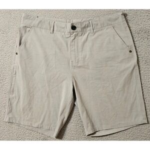 Baja Llama Men's Sundays Utility Gray Stretch Active Shorts Sz 36 x 8‎